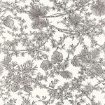 Обои — Casadeco — LES BELLES TOILES DE JOUY — Jardin des plantes — Noir fusain (арт. 87959620)
