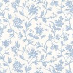 Обои — Casadeco — LES BELLES TOILES DE JOUY — Rosa — Bleu faience (арт. 87966726)