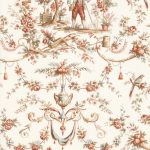 Обои — Casadeco — LES BELLES TOILES DE JOUY — L’orangerie — Multico (арт. 87973476)