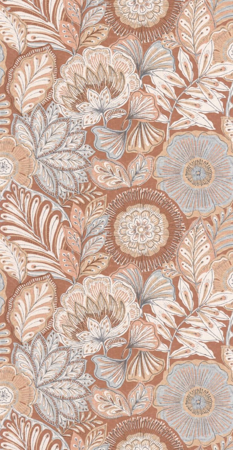Обои — Casadeco — BALI — Batik — Terracotta (арт. 88153482)