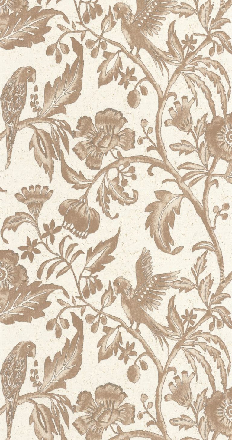 Обои — Casadeco — BALI — Etourneau — Beige cognac (арт. 88161425)