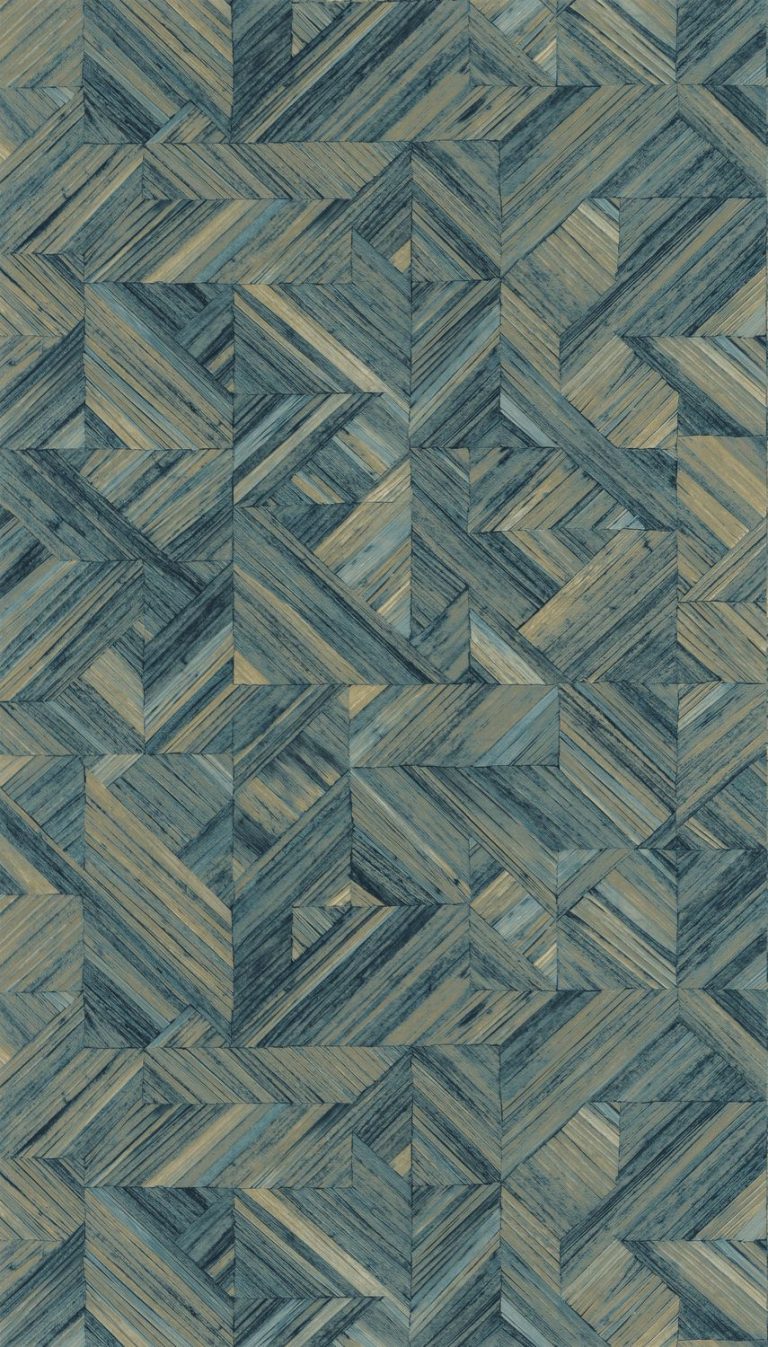 Обои — Casadeco — BALI — Paille — Bleu indigo (арт. 88186789)