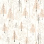 Обои — Casadeco — ONCE UPON A TIME — Walk in the forest — Beige nude (арт. 88241732)