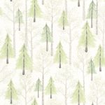 Обои — Casadeco — ONCE UPON A TIME — Walk in the forest — Vert amande (арт. 88247356)