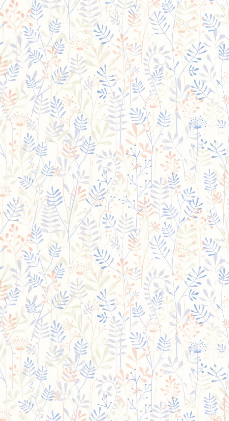 Обои — Casadeco — ONCE UPON A TIME — Wild garden — Bleu ciel (арт. 88326782)
