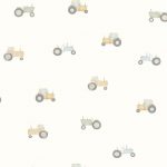 Обои — Casadeco — ONCE UPON A TIME — Vintage tractor — Naturel (арт. 88361974)