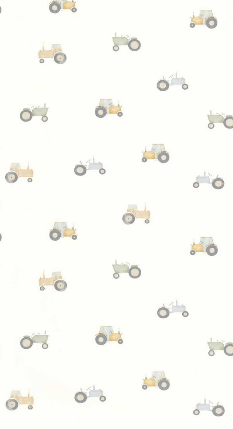 Обои — Casadeco — ONCE UPON A TIME — Vintage tractor — Naturel (арт. 88361974)