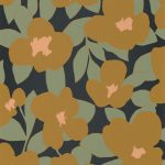 Обои — Casadeco — ICONIC — Flower power — Camel (арт. 88392521)