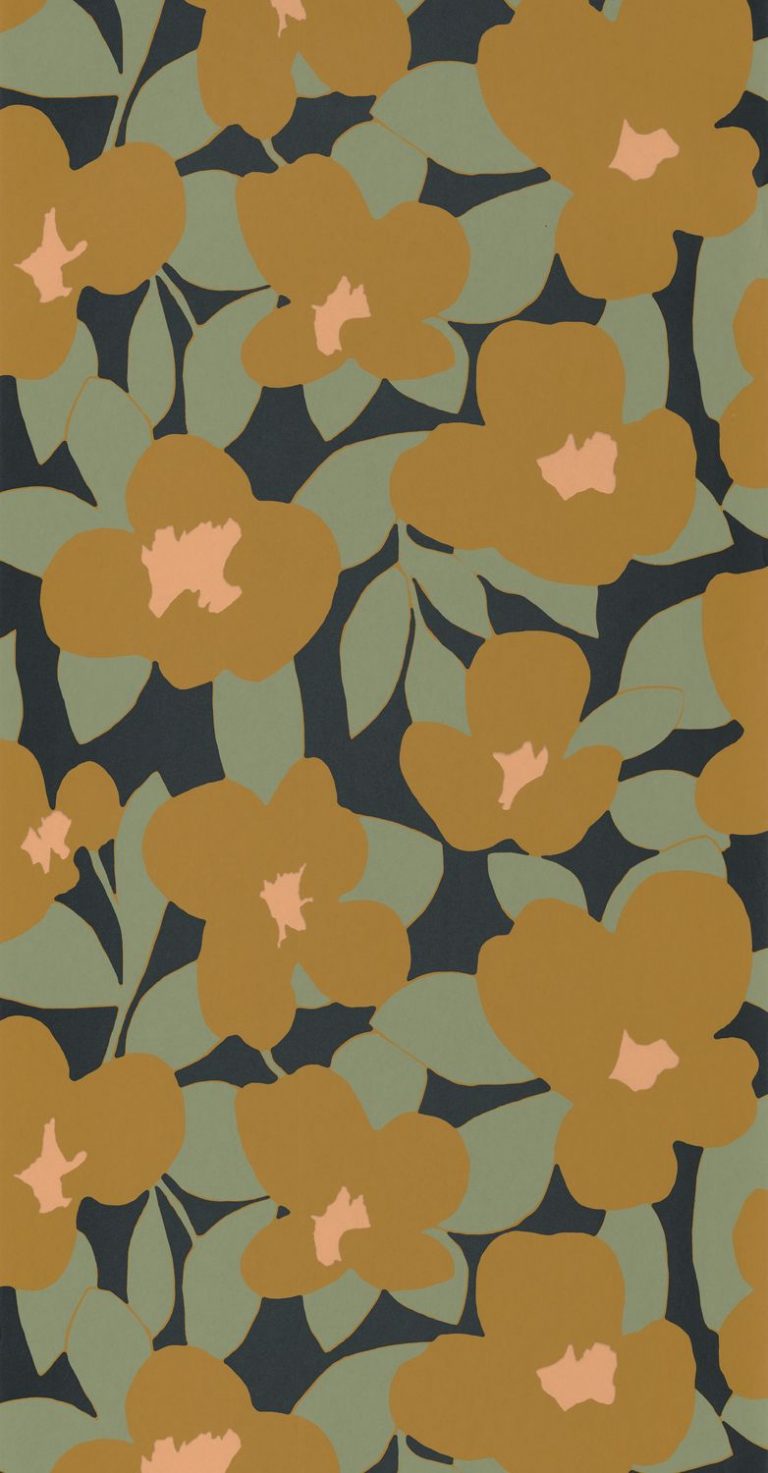 Обои — Casadeco — ICONIC — Flower power — Camel (арт. 88392521)