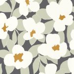 Обои — Casadeco — ICONIC — Flower power — Charbon (арт. 88399515)