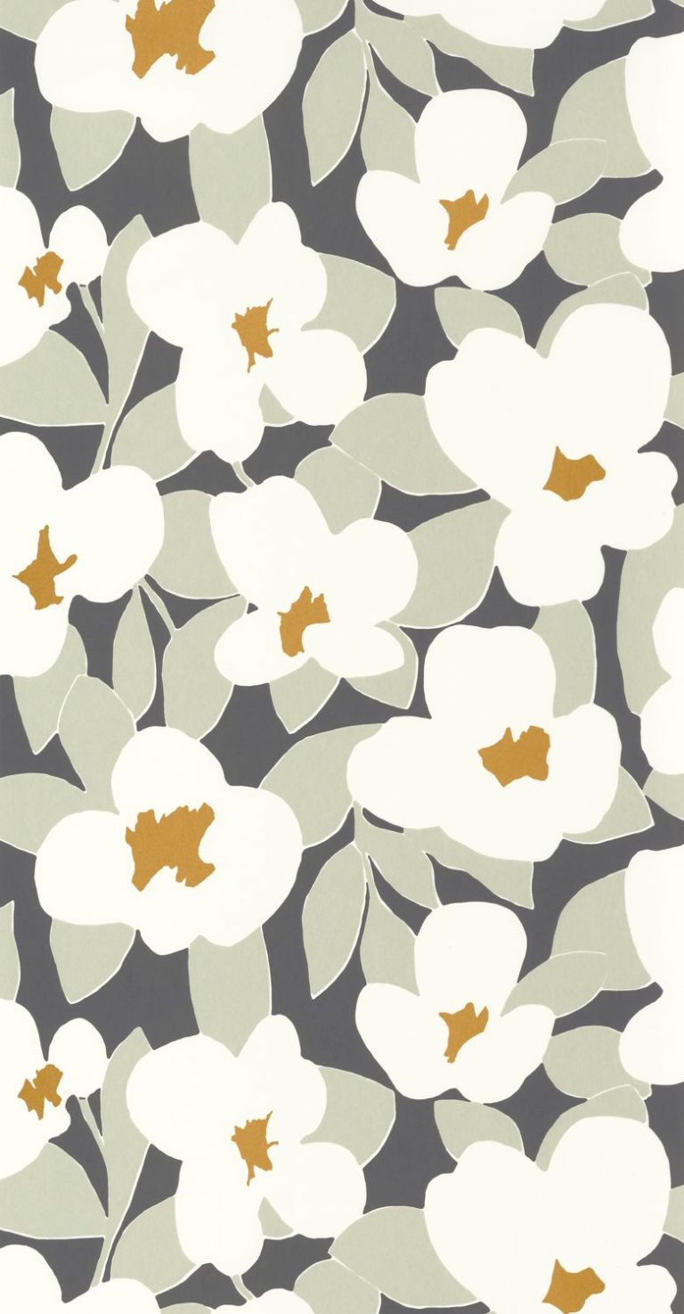 Обои — Casadeco — ICONIC — Flower power — Charbon (арт. 88399515)