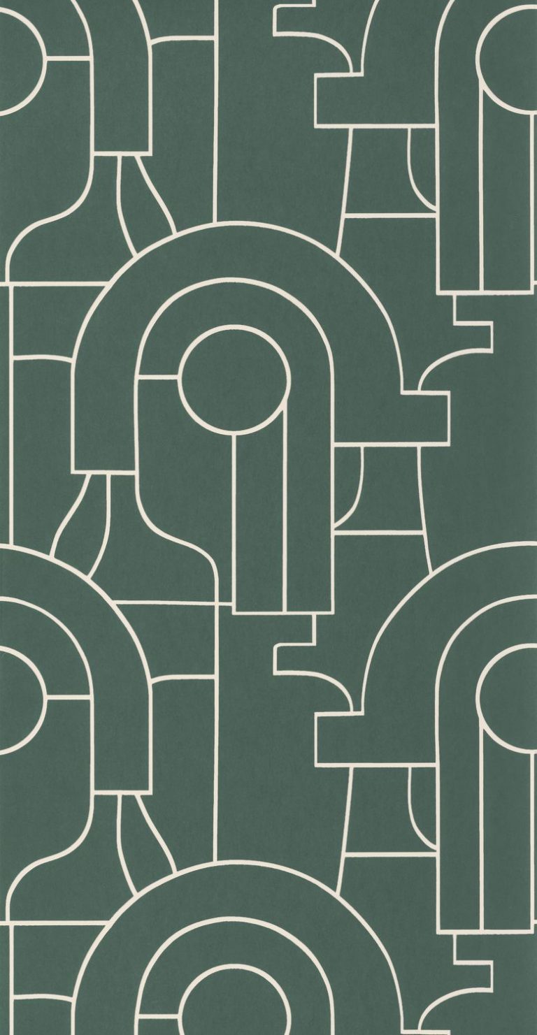 Обои — Casadeco — ICONIC — Arty — Vert tennis (арт. 88417424)