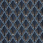 Обои — Casadeco — TWENTIES — Chrysler — Bleu orage (арт. 88676414)