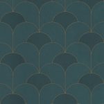 Обои — Casadeco — TWENTIES — Theatre — Vert canopee (арт. 88687525)