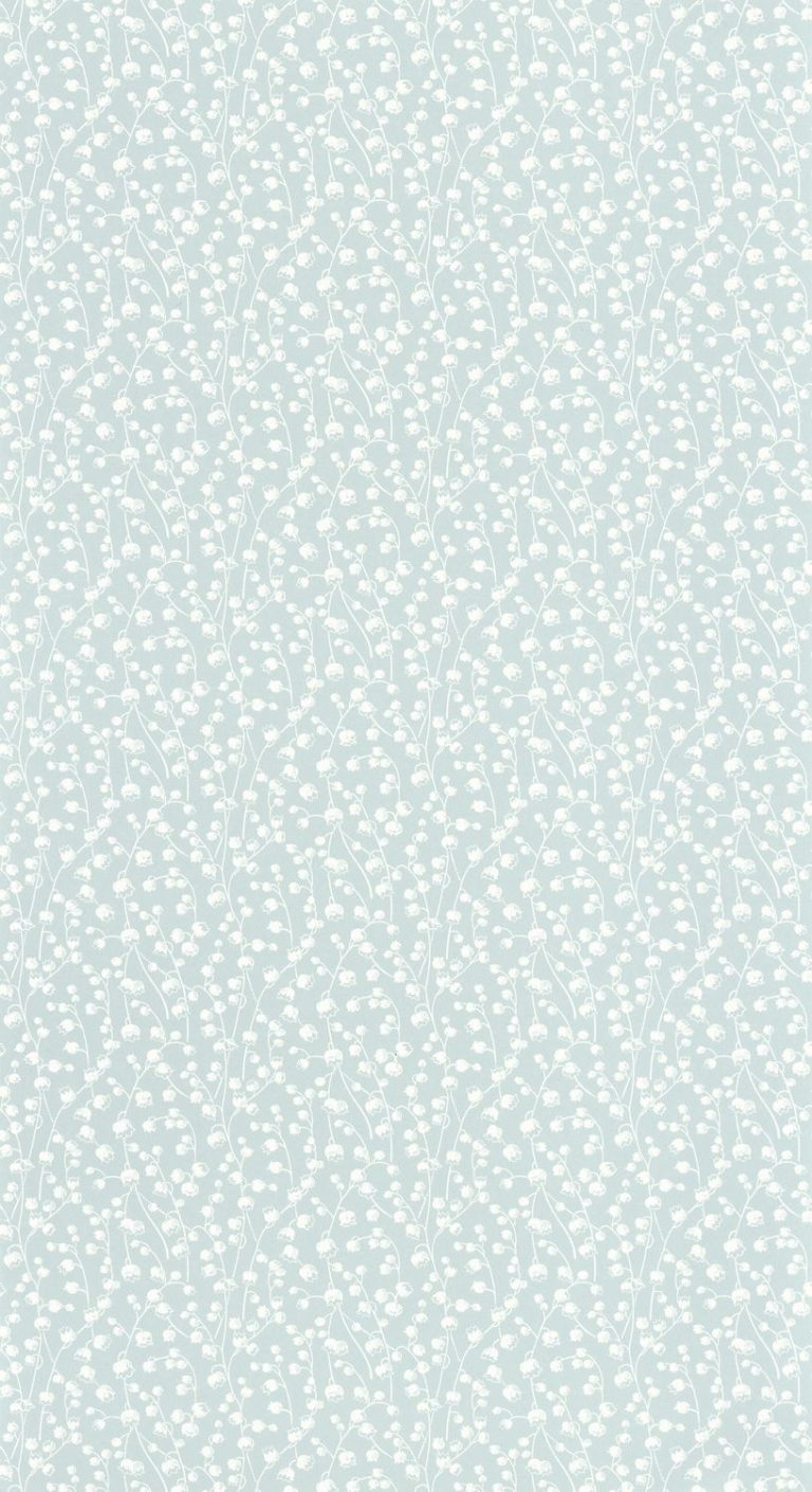 Обои — Casadeco — FLOWER MARKET — Lily of the valley — Bleu ciel (арт. 89246116)