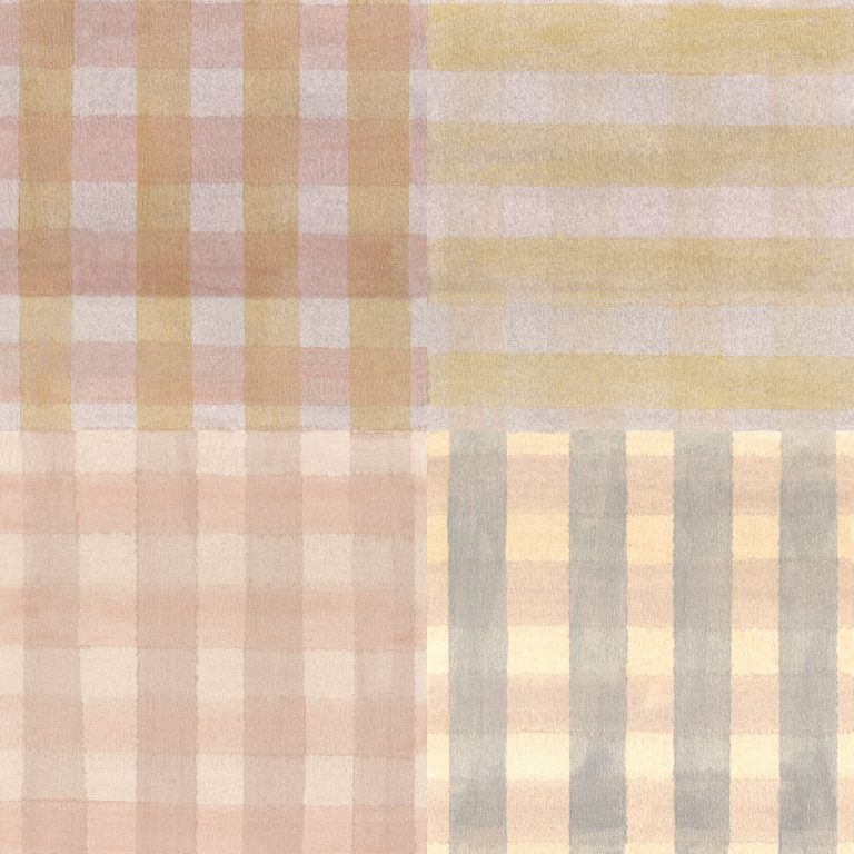 Обои — Casadeco — FLOWER MARKET — Patchwork vichy — Multico vintage (арт. 89271727)