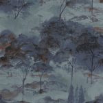 Обои — Casadeco — RIVERSIDE 4 — Sila — Bleu encre (арт. 89556811)