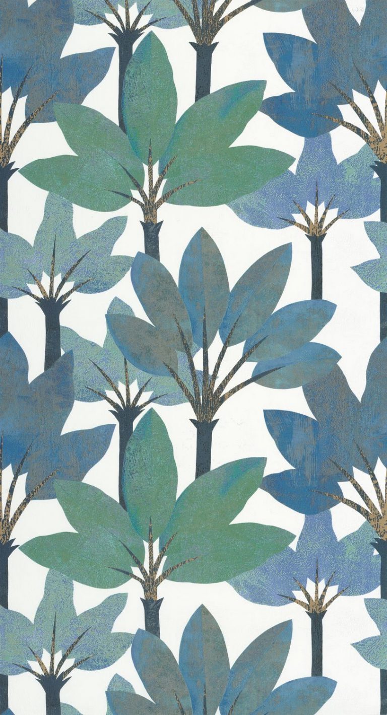 Обои — Casadeco — BABYLONE — Babel — Bleu mediterranee (арт. 89716801)
