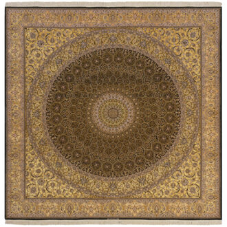 Иранский ковёр из шерсти - ISFAHAN IR - 310 x 320 (ISFIR_IR_14-305-IR)
