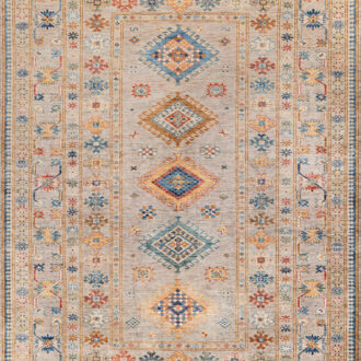 Пакистанский ковёр из шерсти - KAZAK ROYAL - 175 x 239 (KAZR_R_GRAY-GRAY(175x239))