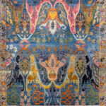 Индийский ковёр из шерсти - ZIEGLER VINTAGE - 276 x 375 (ZIEV_R_AC228-BLU-MIX(276x375))