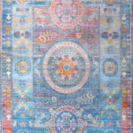 Турецкий ковёр из полиэфирного шёлка - MYSTIC - 200 x 290 (MYST_M_0612A-NAVY-GREY)