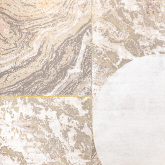 Индийский ковёр из арт-шёлка - MARBLE T - 245 x 344 (MRBL_R_MARBLE-LINES-5-COLOR-1)