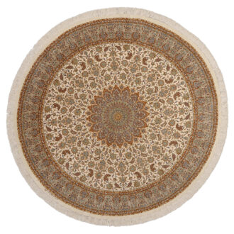 Иранский ковёр из шёлка - QUM MM IR - 200 x 200 (QUM_IR_11-411-IR(Round))