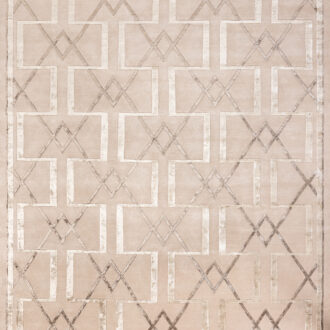 Индийский ковёр из шерсти - CARTIE COLLECTION - 250 x 348 (CARC_R_ART DECO-7-BGE)