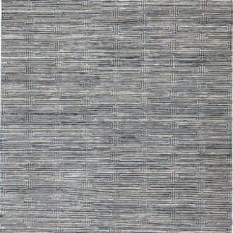 Индийский ковёр из шёлка - WEST HOLLYWOOD - 272 x 368 (WESH_R_M44-IVORY-BLACK)
