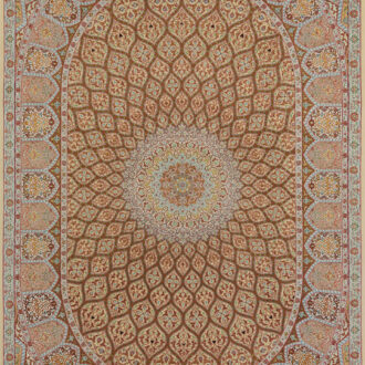 Иранский ковёр из шерсти - TABRIZ 40 - 205 x 310 (T40_IR_9-088-IR)