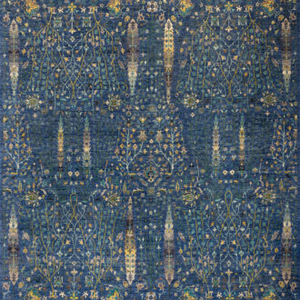 Пакистанский ковёр из шерсти - SHAHI FINE - 245 x 308 (SHAHF_R_23249-BLUE-BLUE)