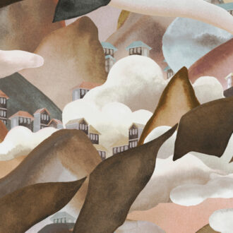 Обои Arte - MANALI - Sepia Clouds 11551 (коллекция Alaya)