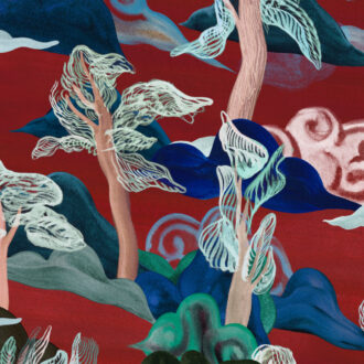 Обои Arte - SARANDA - Vermilion Trees 11540 (коллекция Alaya)