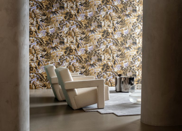 Обои Arte — TROPICALI — Golden Lilac — 33001