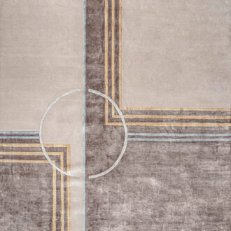 Индийский ковёр из шерсти - CARTIE COLLECTION - 291 x 387 (CARC_R_ART_DECO-03-21B)