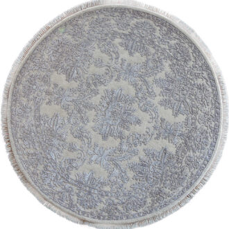 Индийский ковёр из шерсти - KING OF AGRA - 303 x 303 (RAJ14_R_NO55N-CRE-CRE(Round))