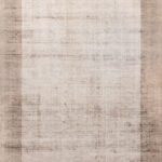 Индийский ковёр из арт-шёлка - BLADE BORDER RUG - 200 x 300 (BLAB_RN_SAND-BGE)