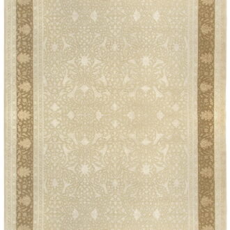 Индийский ковёр из шерсти - KING OF AGRA - 242 x 297 (RAJ14_R_RO8-CRE-GLD)