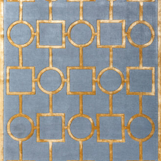 Индийский ковёр из шерсти - GEOMETRIC - 250 x 350 (GMTR_RN_G1-COLOR2)