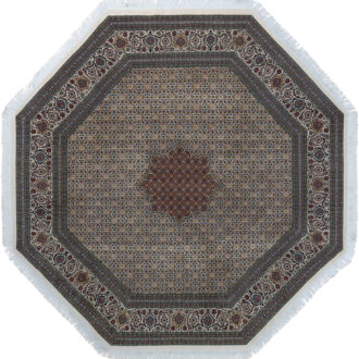 Иранский ковёр из шерсти - TABRIZ MAHI - 249 x 254 (TMIR_IR_801-4613-IR(8-гранник))