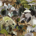 Обои Arte - ALL'OMBRA DEI CIPRESSI - Forest Walk 97501 (коллекция Decors & Panoramiques)