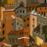 Обои Arte - CITTÀ DI CASTELLO - Terracotta 97680 (коллекция Decors & Panoramiques)