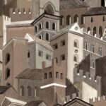 Обои Arte - CITTÀ DI CASTELLO - Sepia 97681 (коллекция Decors & Panoramiques)