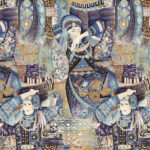 Обои Arte - ODISHA DANCE - Indigo Myth 97642 (коллекция Decors & Panoramiques)