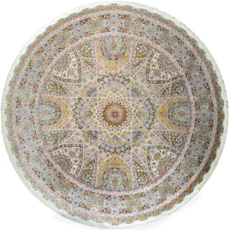 Иранский ковёр из шёлка - QUM MM IR - 300 x 300 (QUM_IR_11-496-IR(Round))