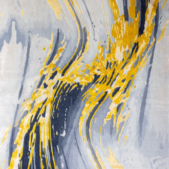 Ковёр из шерсти - PRISMATIC N - 168 x 226 (PRICN_RN_PRS24-GREY-GOLD)