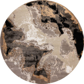 Индийский ковёр из шерсти - VELVET MIRAGE - 300 x 300 (VMR_R_CONTINENT(Round))