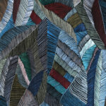 Обои Arte - CHINTZ - Ultramarine 73100 (коллекция Essentials Les Tricots)