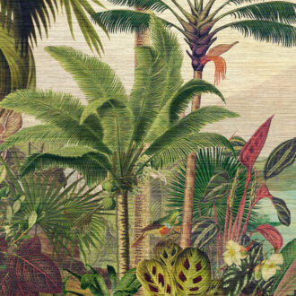 Обои Arte - ReVERIE TROPICALE - Jungle Green 26770 (коллекция Essentials Les Naturels)